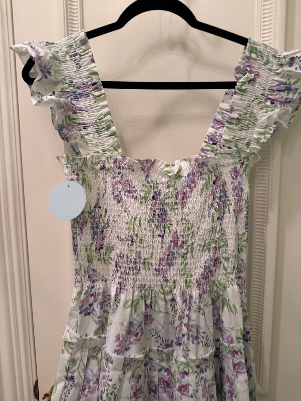NWT Hill House Charlotte Nap Dress Wisteria Floral Print Size XL - Picture 5 of 9